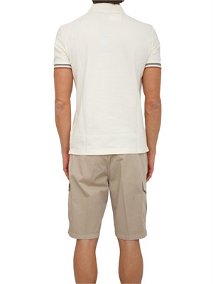 Polo Antony Morato in piquet di cotone avorio in UOMO