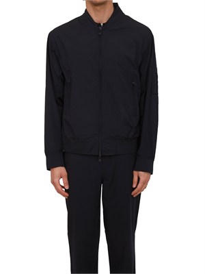 Giubbino Armani Exchange uomo in tessuto blu in UOMO