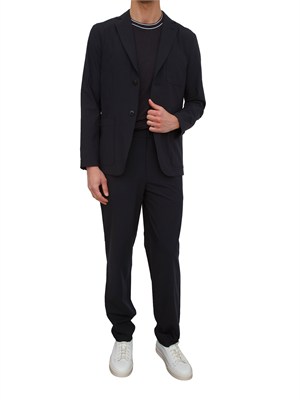 Giacca Armani Exchange uomo in viscosa e lana blu in UOMO