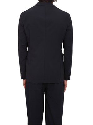 Giacca Armani Exchange uomo in viscosa e lana blu in UOMO