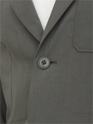 Giacca Armani Exchange uomo in viscosa e lana verde in UOMO