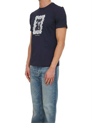 T-shirt Antony Morato in cotone blu stampa scorpione in UOMO