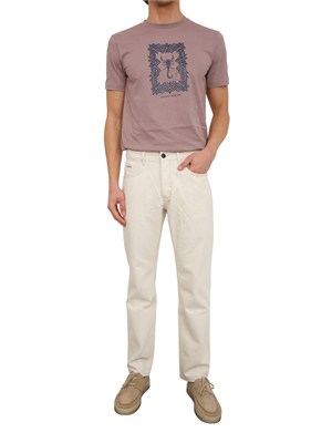 T-shirt Antony Morato in cotone rosa stampa scorpione in UOMO