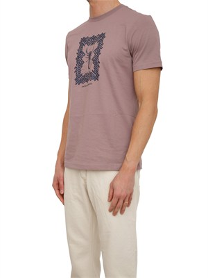 T-shirt Antony Morato in cotone rosa stampa scorpione in UOMO