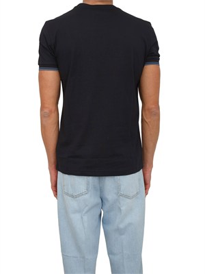 T-shirt Antony Morato in cotone blu stampa logo in UOMO