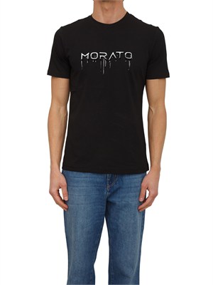 T-shirt Antony Morato in cotone nero con logo in UOMO
