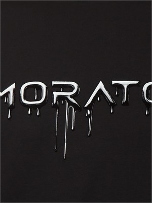 T-shirt Antony Morato in cotone nero con logo in UOMO