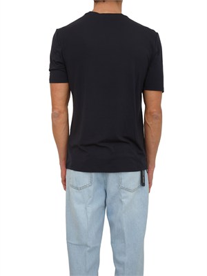 T-shirt Antony Morato in lycra blu in UOMO