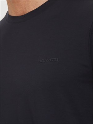 T-shirt Antony Morato in lycra blu in UOMO