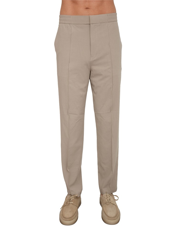 Pantaloni Armani Exchange uomo in tessuto stretch beige