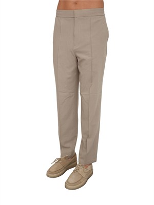 Pantaloni Armani Exchange uomo in tessuto stretch beige in UOMO