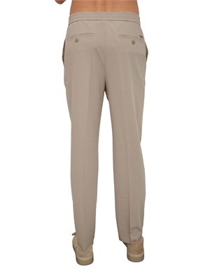 Pantaloni Armani Exchange uomo in tessuto stretch beige in UOMO