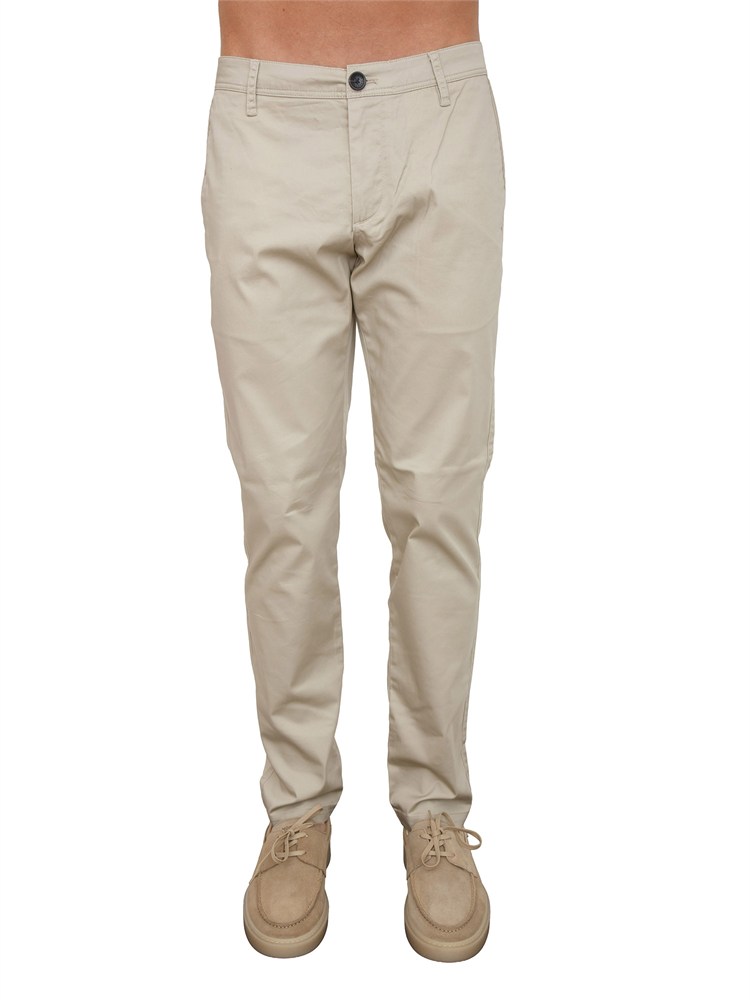 Pantaloni Armani Exchange uomo in raso di cotone beige