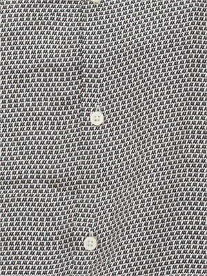 Camicia uomo Armani Exchange in viscosa micrologo blu all over in UOMO