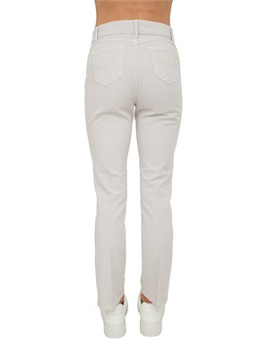 Pantalone cropped Fracomina in cotone beige in DONNA