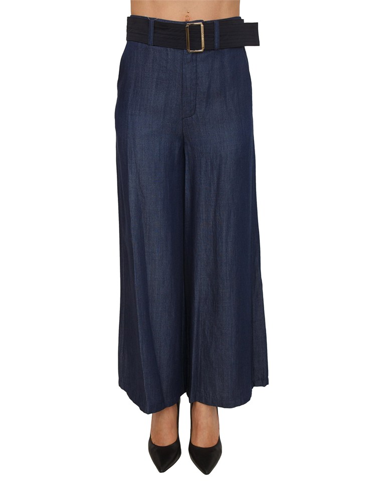 Pantaloni Liu Jo in denim chambray blu