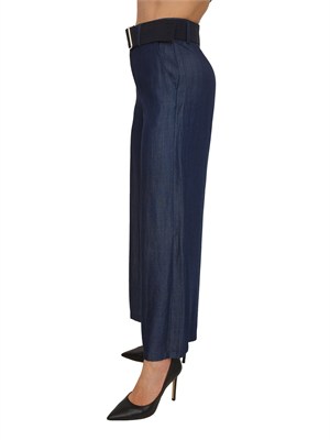 Pantaloni Liu Jo in denim chambray blu in DONNA