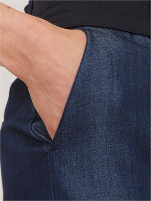 Pantaloni Liu Jo in denim chambray blu in DONNA