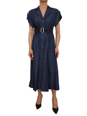 Abito Liu Jo in denim chambray blu in DONNA