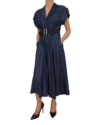 Abito Liu Jo in denim chambray blu in DONNA