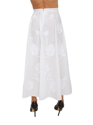 Gonna Liu Jo in popeline di puro cotone con disegno 3D in DONNA