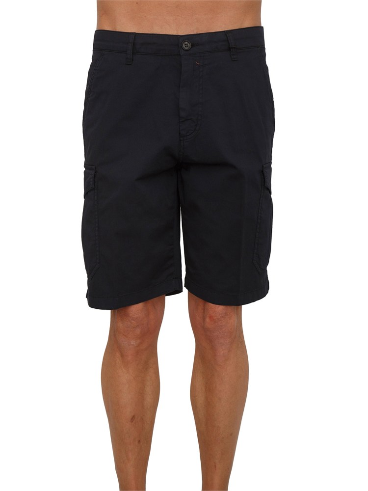 Bermuda Liu Jo uomo in gabardina blu