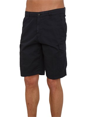 Bermuda Liu Jo uomo in gabardina blu in UOMO