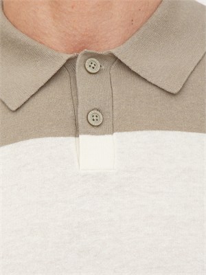 Polo in maglia Armani Exchange uomo panna in UOMO