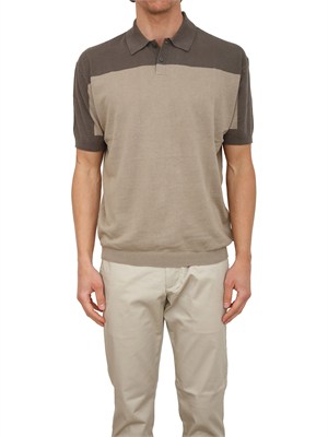 Polo in maglia Armani Exchange uomo verde in UOMO