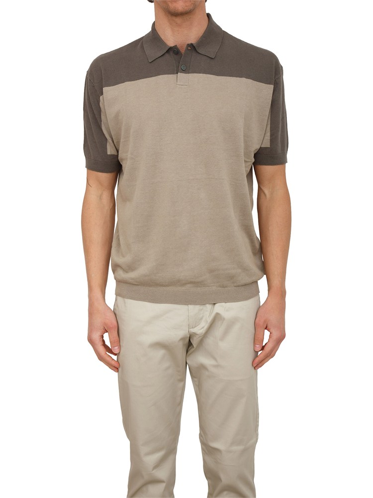 Polo in maglia Armani Exchange uomo verde