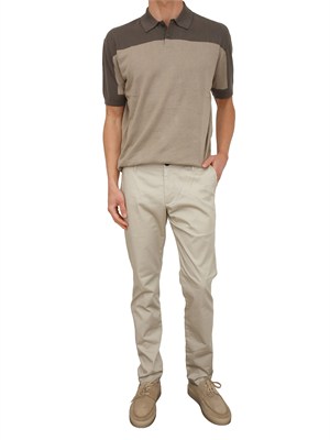 Polo in maglia Armani Exchange uomo verde in UOMO