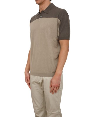 Polo in maglia Armani Exchange uomo verde in UOMO