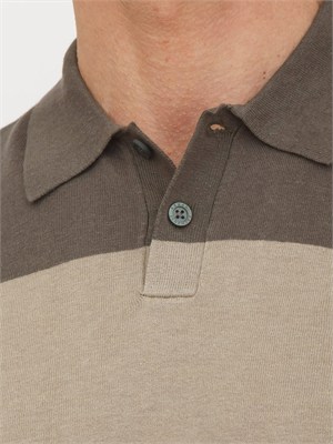 Polo in maglia Armani Exchange uomo verde in UOMO