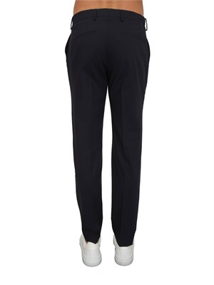 Pantaloni chino Liu Jo uomo in misto lana blu in UOMO