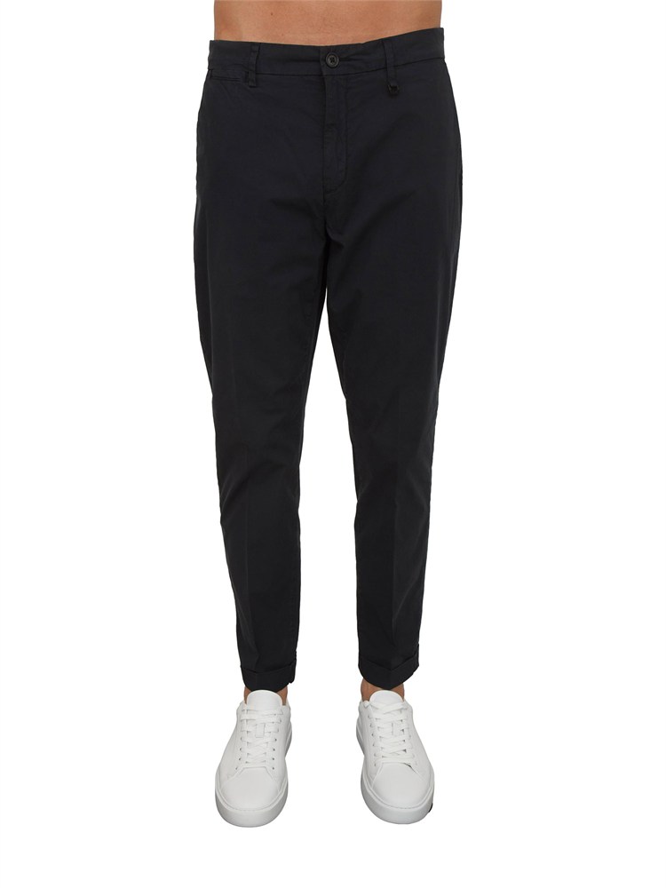 Pantaloni chino Lu Jo uomo in cotone blu