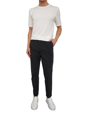 Pantaloni chino Lu Jo uomo in cotone blu in UOMO