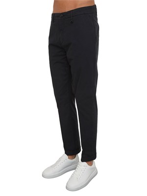 Pantaloni chino Lu Jo uomo in cotone blu in UOMO