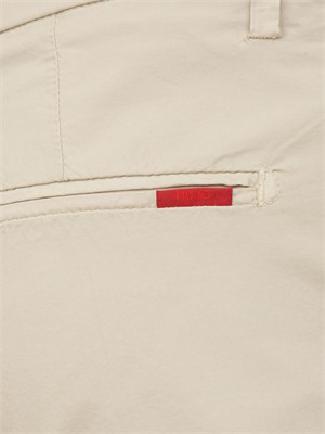 Pantaloni chino Lu Jo uomo in cotone beige in UOMO