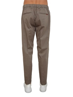 Pantaloni chino Liu Jo uomo in cotone stretch taupe in UOMO