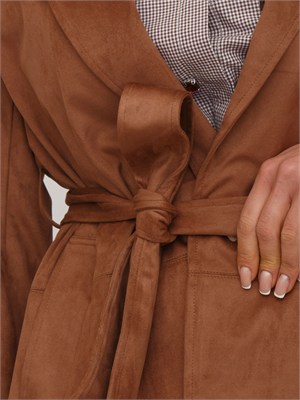 Giacca Liu Jo donna in camoscio marrone in DONNA