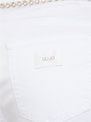 Pantaloni bianchi Liu Jo donna in misto cotone in DONNA