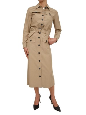 Gonna Liu Jo donna in misto cotone beige in DONNA