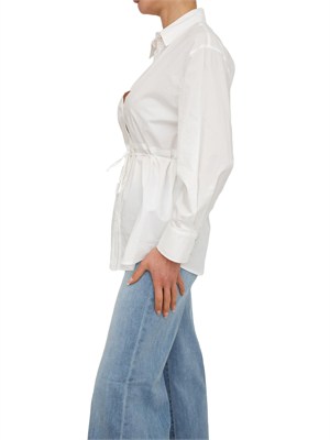 Camicia Liu Jo donna in popeline di cotone bianco in DONNA