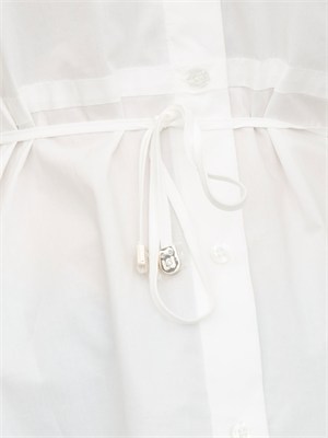 Camicia Liu Jo donna in popeline di cotone bianco in DONNA