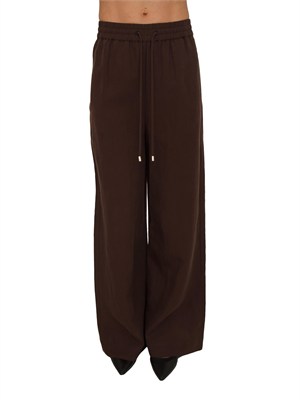 Pantaloni Liu Jo donna in misto lino marrone in DONNA