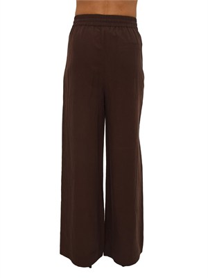 Pantaloni Liu Jo donna in misto lino marrone in DONNA
