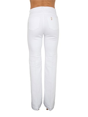 Jeans Liu Jo donna bianchi con bottoni oro in DONNA