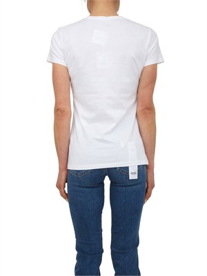 T-shirt bianca Liu Jo donna in cotone stampa fiori in DONNA