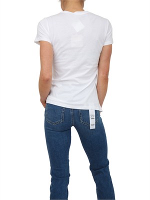 T-shirt bianca Liu Jo donna in cotone con stampa fiori in DONNA