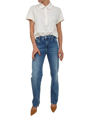 Jeans Liu Jo donna in denim blu lavato in DONNA